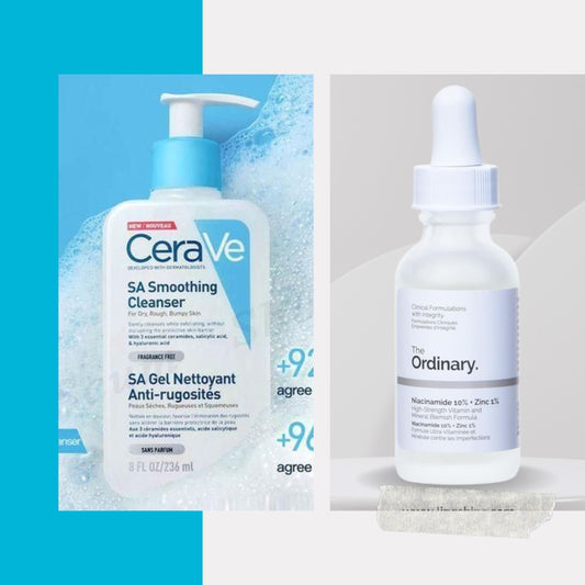 Odinary Serum & CeraVe face cleanser